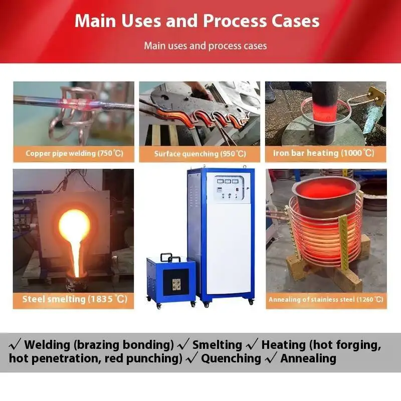 160KW Ultrasonic Heating Machine, Gold Quenching And Forging Equipment, Automotive Parts Induction Hardening Machine