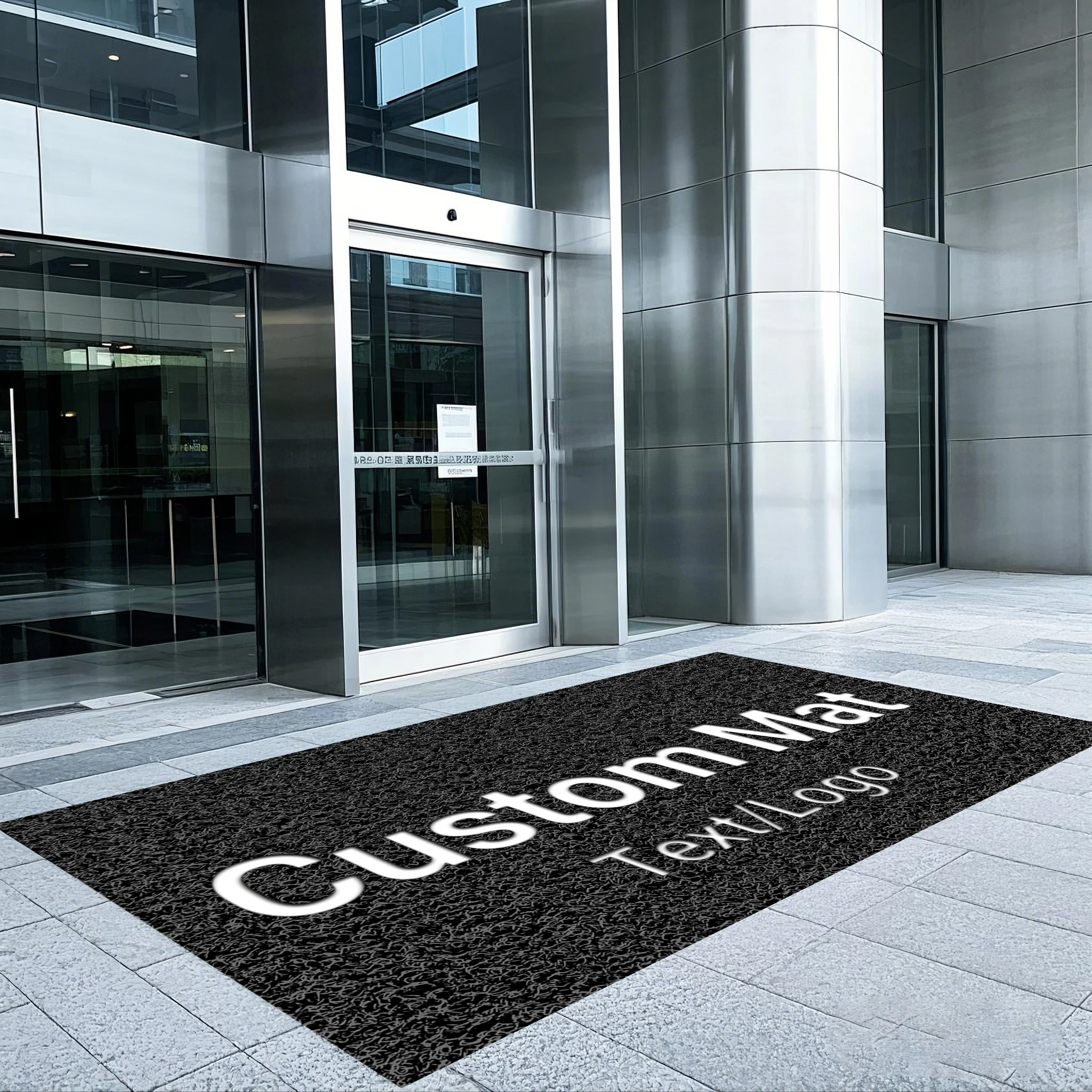 Personalized Carpet Outdoor Custom Entrance Doormat Business Office Building Logo Shopping Mall Hotel Greeting Welcome Foot Mat