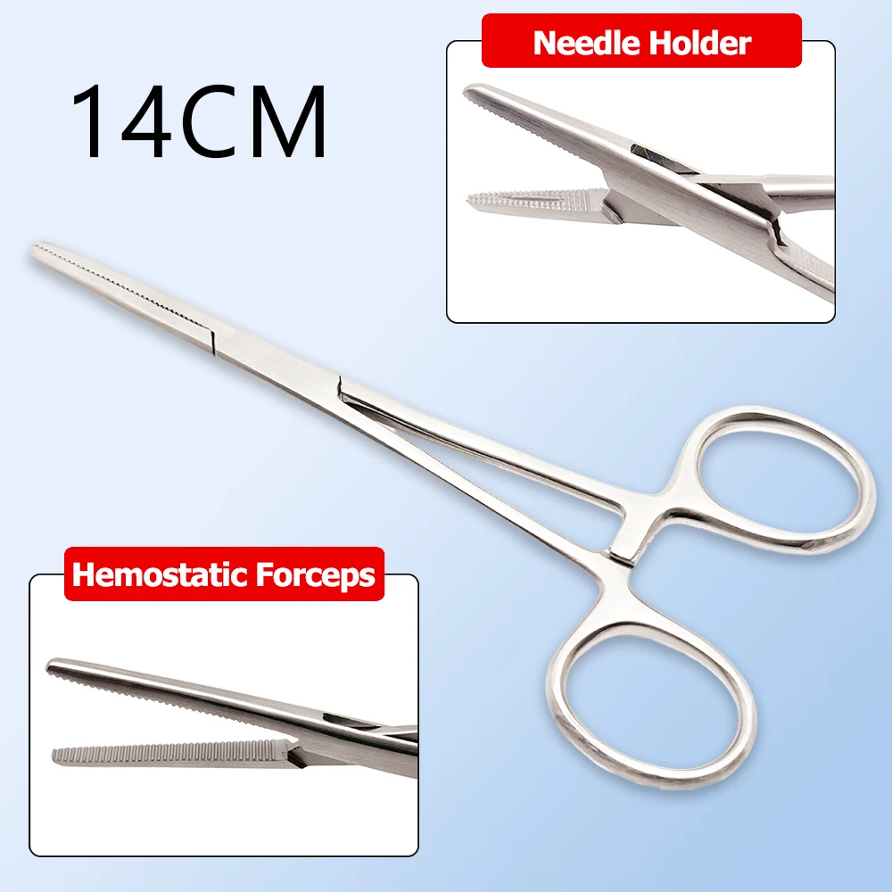 Premium Stainless Steel Pean Artery Forceps Hemostatic Clamp with Ratchet Lock for Hospital Surgical Use