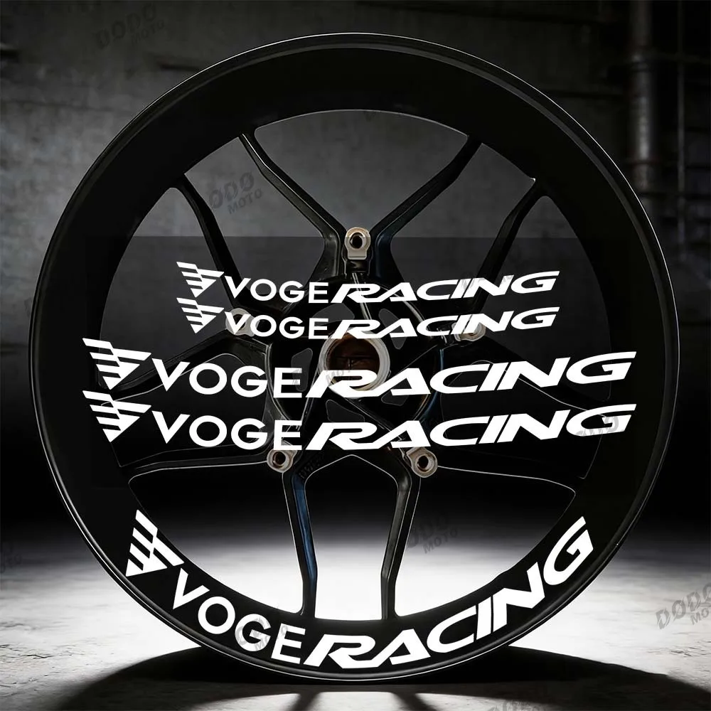 

For VOGE 525DSX 300DS 625DSX 800DSX Rally 900DSX 350AC Reflective Inner Ring Wheel Logo Sticker Motorcycle Accessories Decal