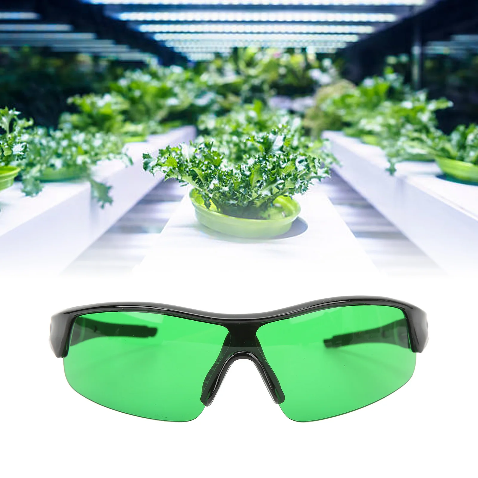 

ZK20 Grow Room Glasses HPS Lighting LED Light Protection UV Protective Goggles for Working Green