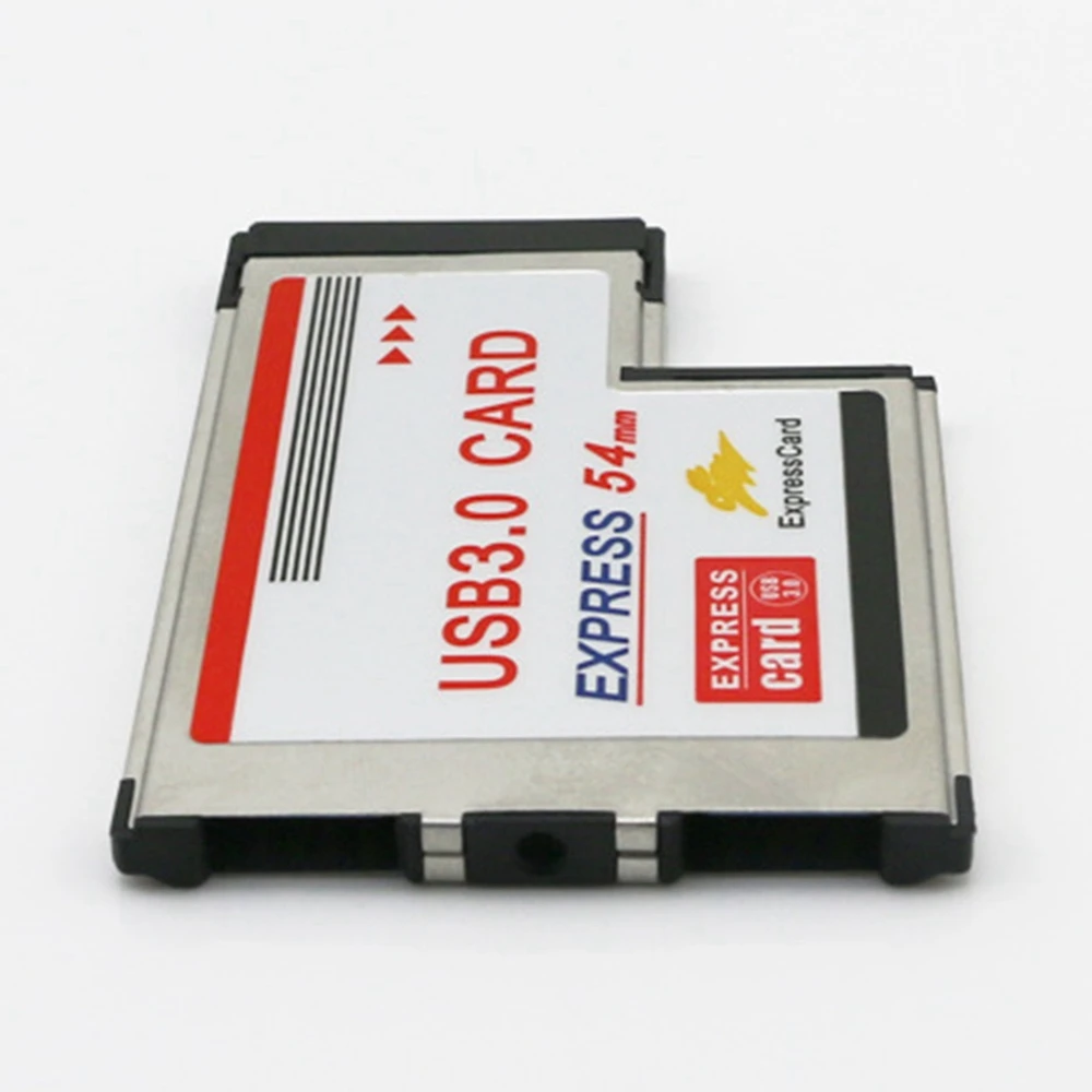 노트북용 익스프레스 카드 어댑터, PCMCIA 듀얼 2 포트 전송 속도, USB 3.0, 최대 5Gbps, 480/1, 12Mbps, 54mm