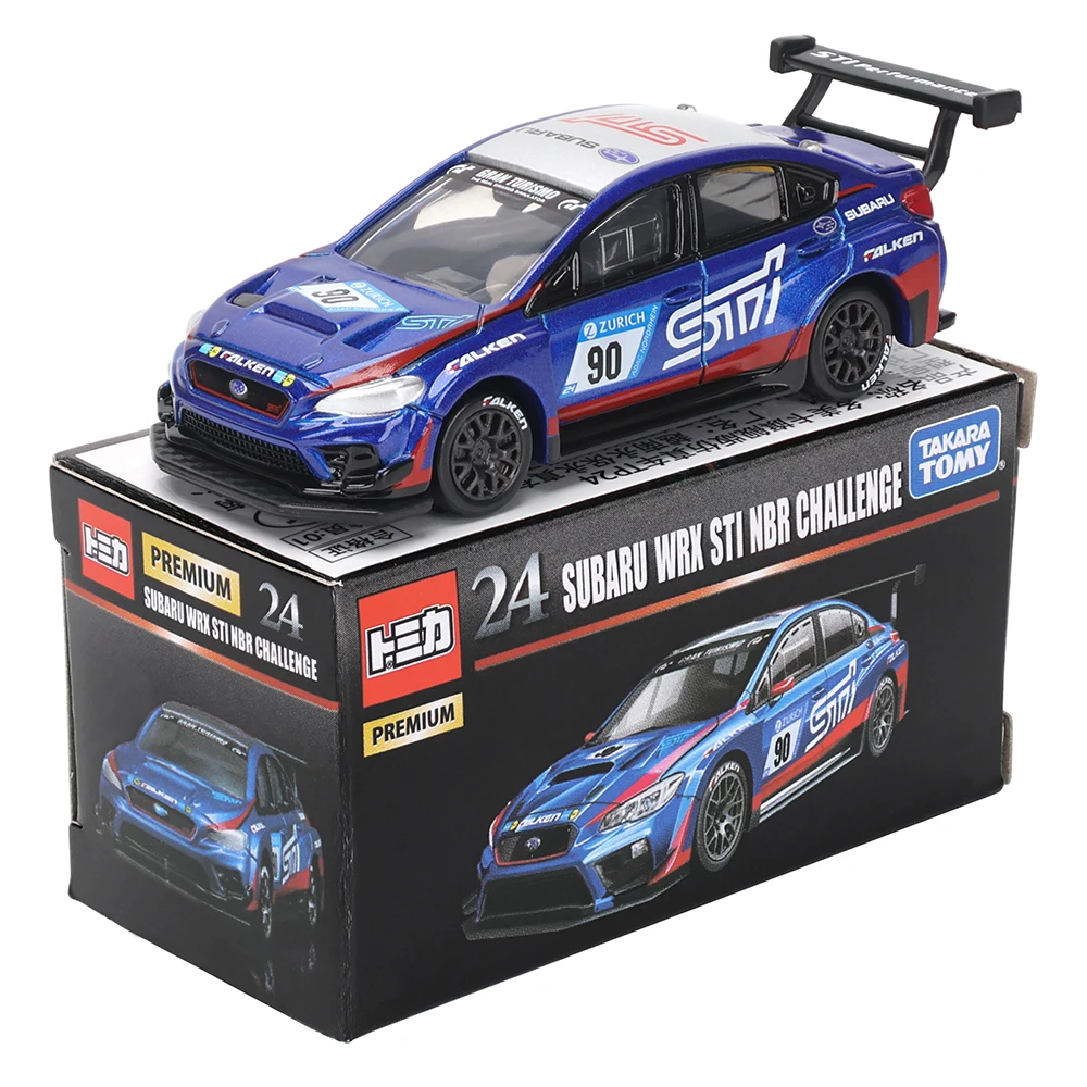 Takara Tomy-modelo de coche de aleación Lamborghini Subaru TOYOTA CADILLAC, colección de fundición a presión, regalo clásico, juguetes para niños