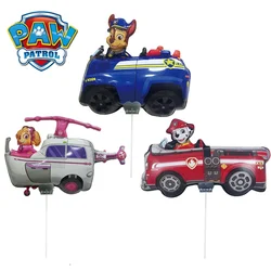 Paw Patrol Dog Balloon Chase Skye Boy Girl Birthday Party Decoration Aluminum Film Balloon Children's Party Supplies
