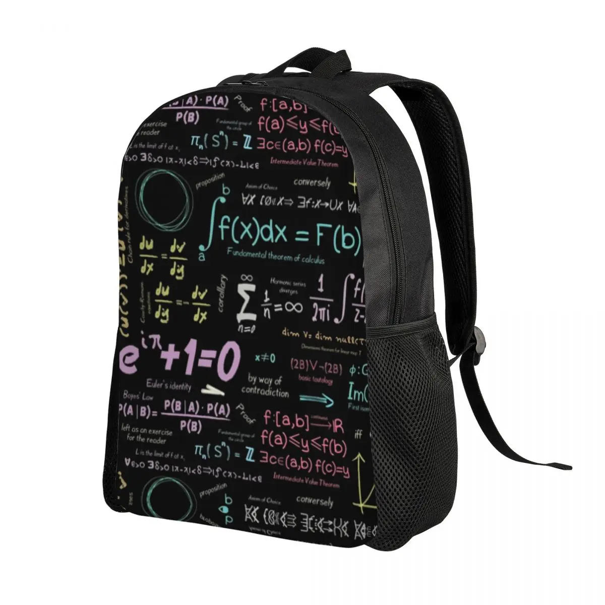 Pure Math Nerd Laptop Backpack Men Women Fashion Bookbag for School College Students Physics Science Bag