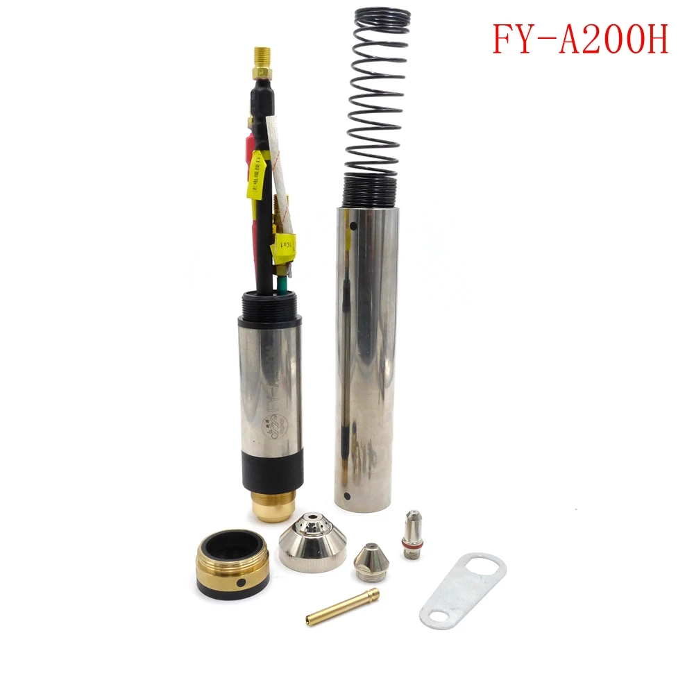 Imagem -02 - Cnc Huayuan 200a Eletrodo Ponta do Bico da Tocha de Corte Plasma Fy-a200h Fy-a200 Xf200 A200y13 A200y15 A200y17 A200y19 A200y21 200p
