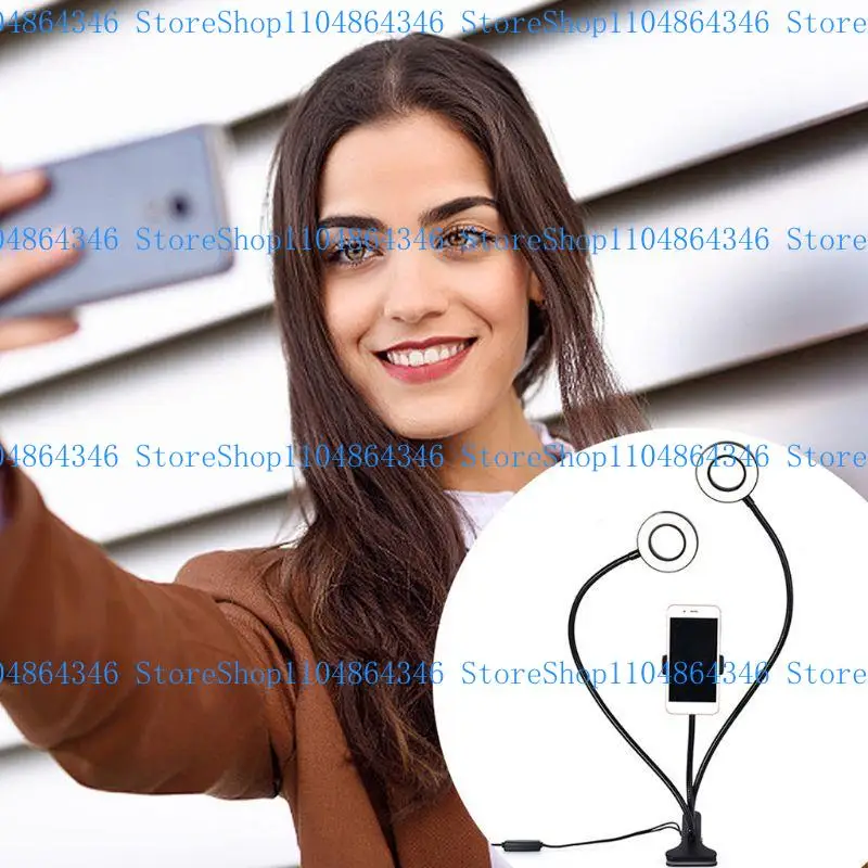 5ASD Selfie Rings Light con Phone Stand para transmisión videos maquillaje transmisión en
