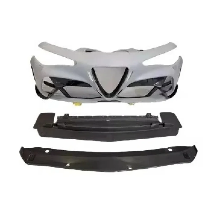 For Giulia Side Skirts trunk lid Front and Rear Bumper Body Widebody Kit Fenders air Dams Diffusers Engine Hood