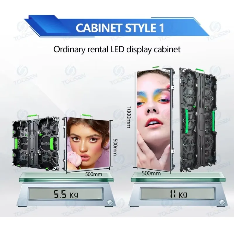 500x1000mm Full LED Display System P2.6 P2.9 P3 Indoor Outdoor Stage Video Wall For Live Show Performance Events view 4