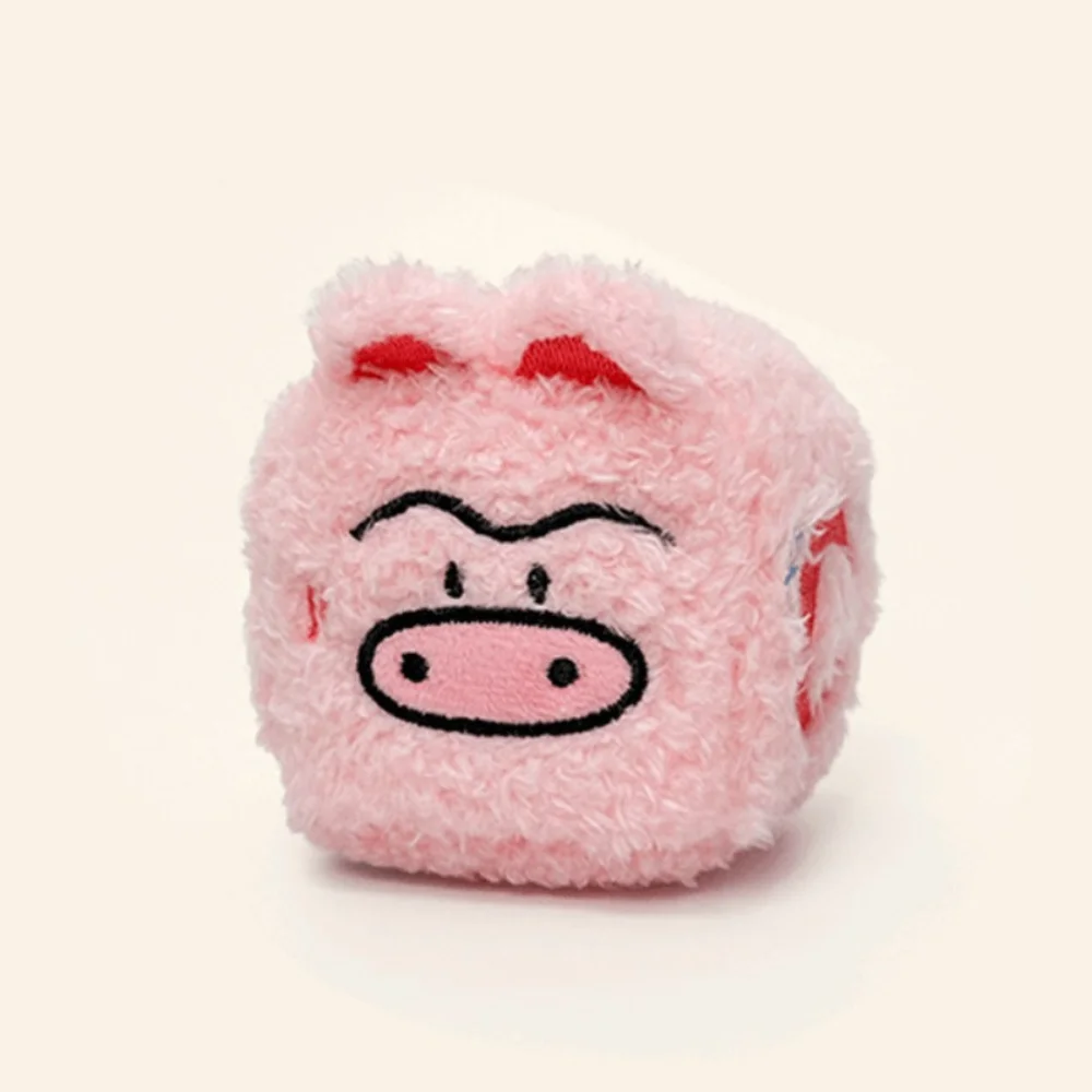 

Sweet Stuffed Animal Little Pig Pendant School Bags Cartoon Dog Keychain Kawaii Bag Charm Pendant