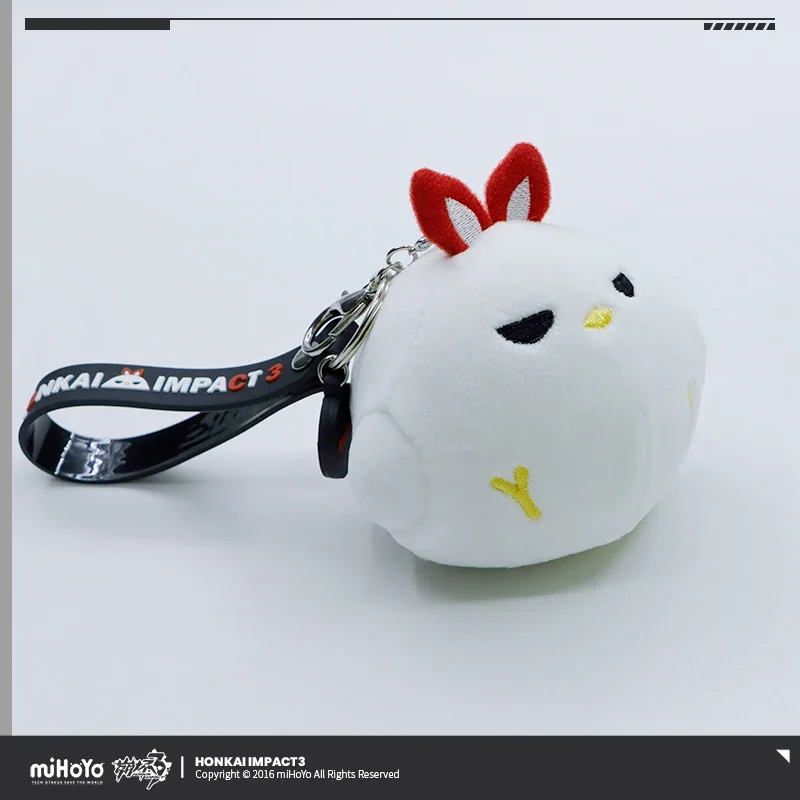 Juego de Anime Honkai Impact 3 Fu Hua negro rojo cometa tema Cosplay bola hinchable peluche colgante Halloween muñeca Linda juguetes para niños llavero