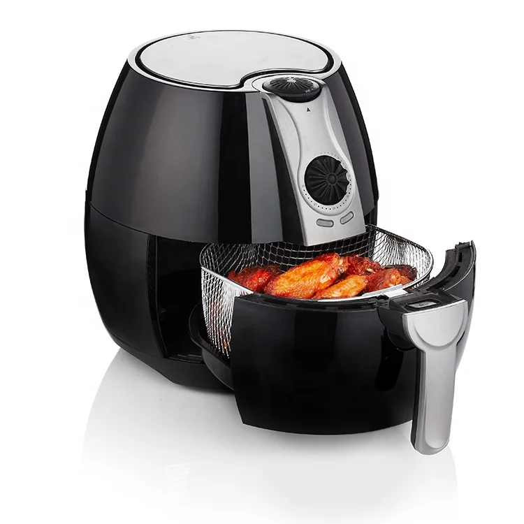 2019 New Design Adjustable Thermostat Control Non-Stick Cooking Surface Oil Free Air Fryer Use For Home