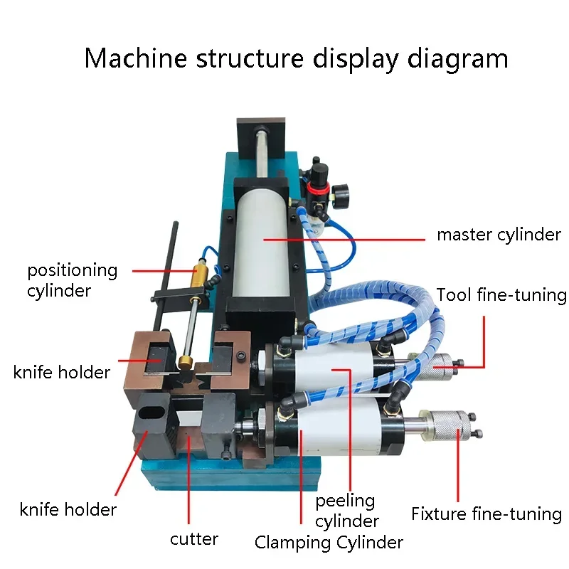 305 pneumatische Abisolier maschine Kabel abisolier maschine Handbuch Mantel draht kern Draht automatische Abisolier maschine