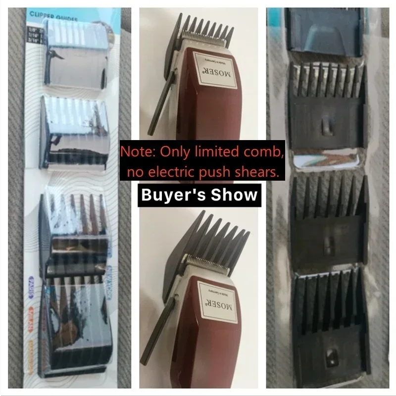 4pcs/se for Moser 1400 Series G1202 Replacement Cutting Guide Combs Barber Professional Universal Hair Clipper Limit Comb