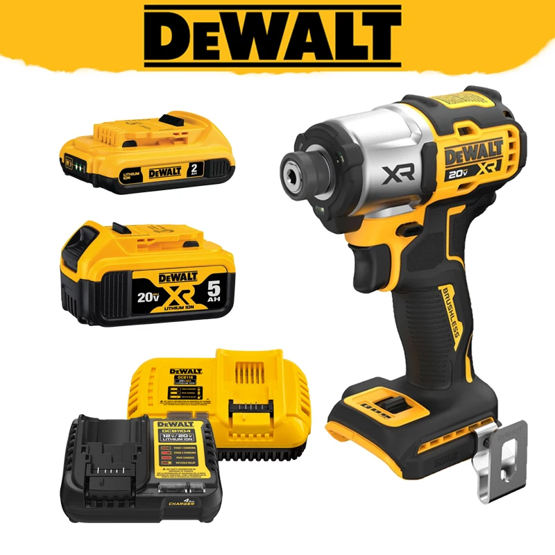 DEWALT DCF845 DCB203 DCB205 20V MAX XR Impact Driver Brushless 1/4\