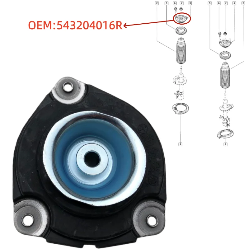 

543204016R 543200919R Fit for Renault Koleos front strut top mount front strut top cover front engine top mount cover