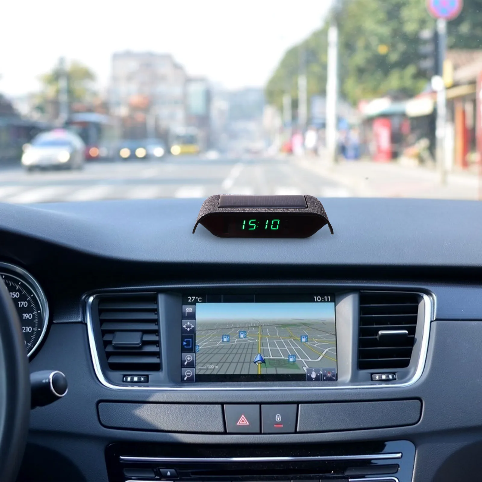 Solar Car Clock Hig…