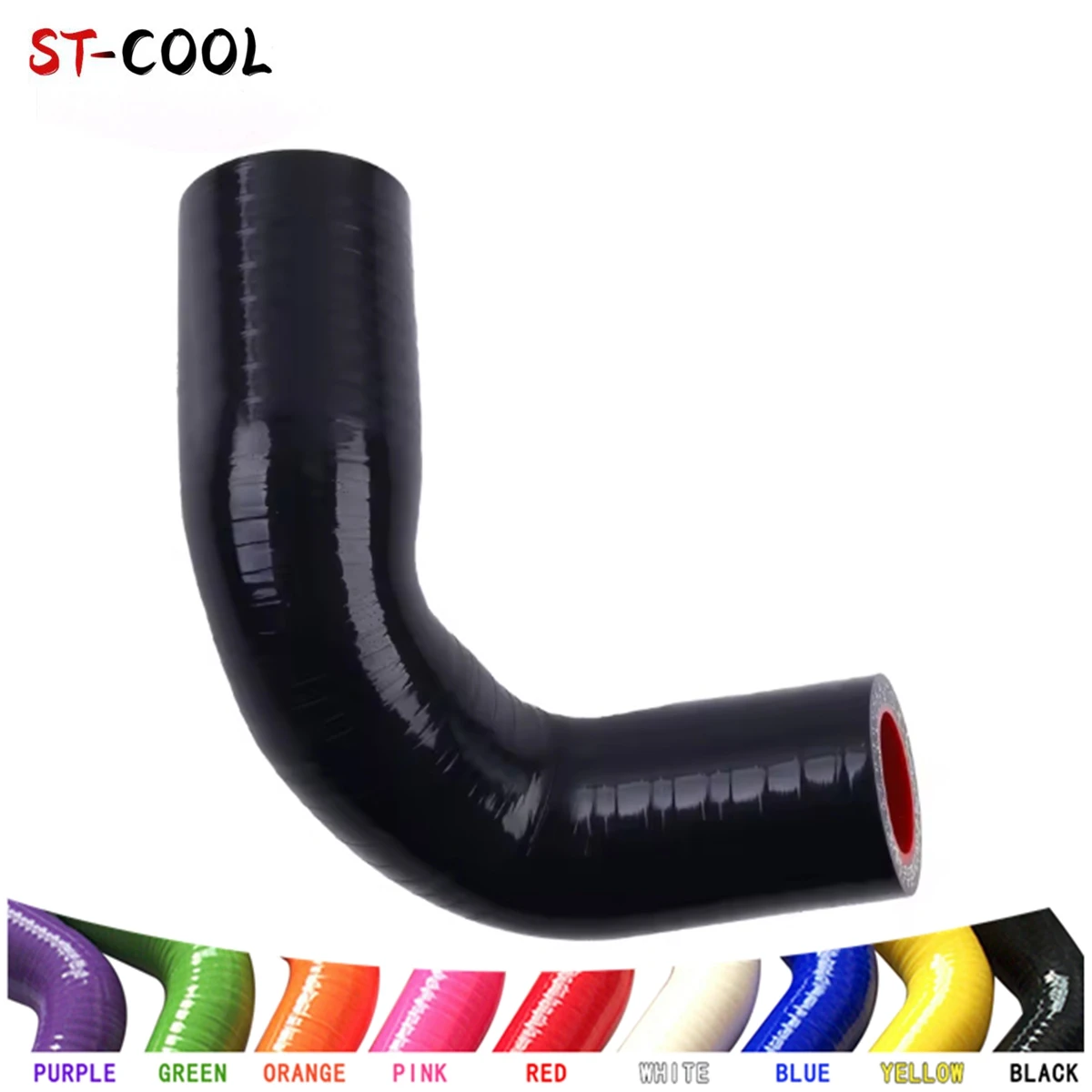 

For Audi TT 1.8T 06A121103 - H0217 Coolant Silicone Hose Pipe Tube 4-Ply 1Pc 11 Colors
