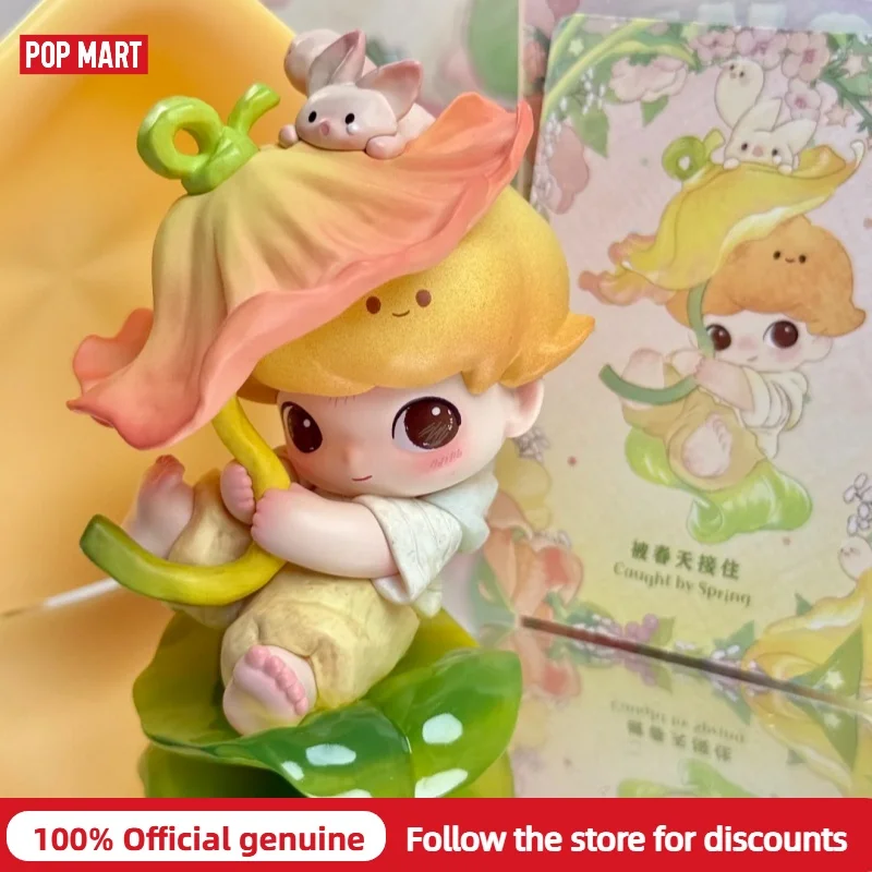 

POP MART Dimoo Moments in Bloom Series Blind Box Cute Desktop Figurine Ornament Collectible Art Toy Gift for Girls