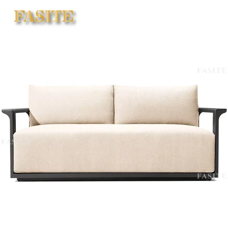 For Outdoor Patio Furniture Set All Aluminum Alloy Waterproof Sunscreen High-end Leisure Sofa Table and Chairs for Hotel