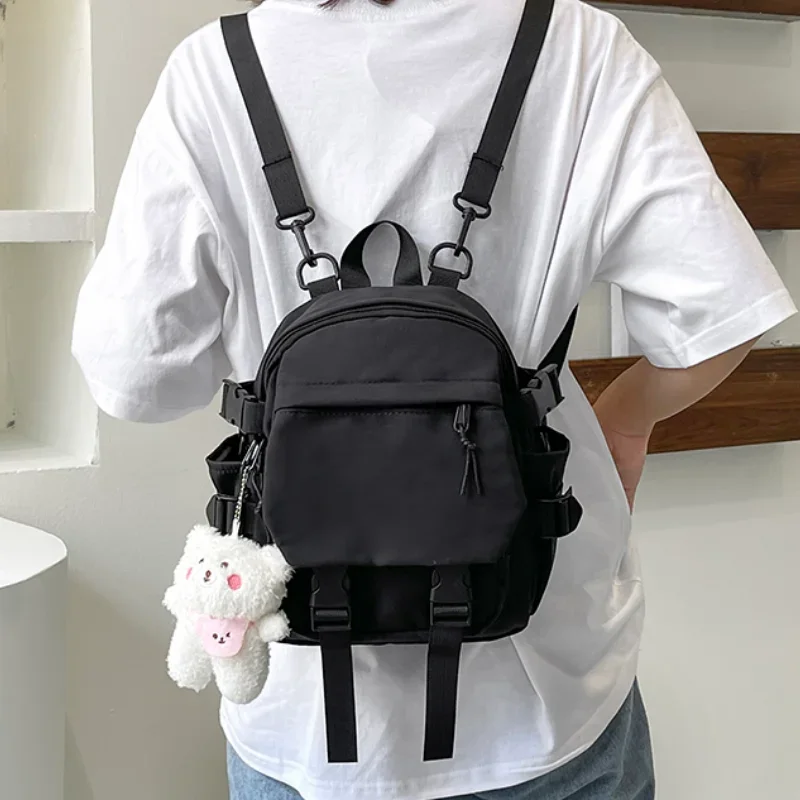 Fashion Kawaii Mini Backpack Women Shoulder Bag for Teenage Girls Multi-Function Small Bagpack Ladies Travle School Backpacks