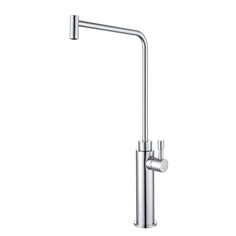 Kitchen lead-free copper pure faucet water purifier direct drinking water household filter sink single cooling faucet