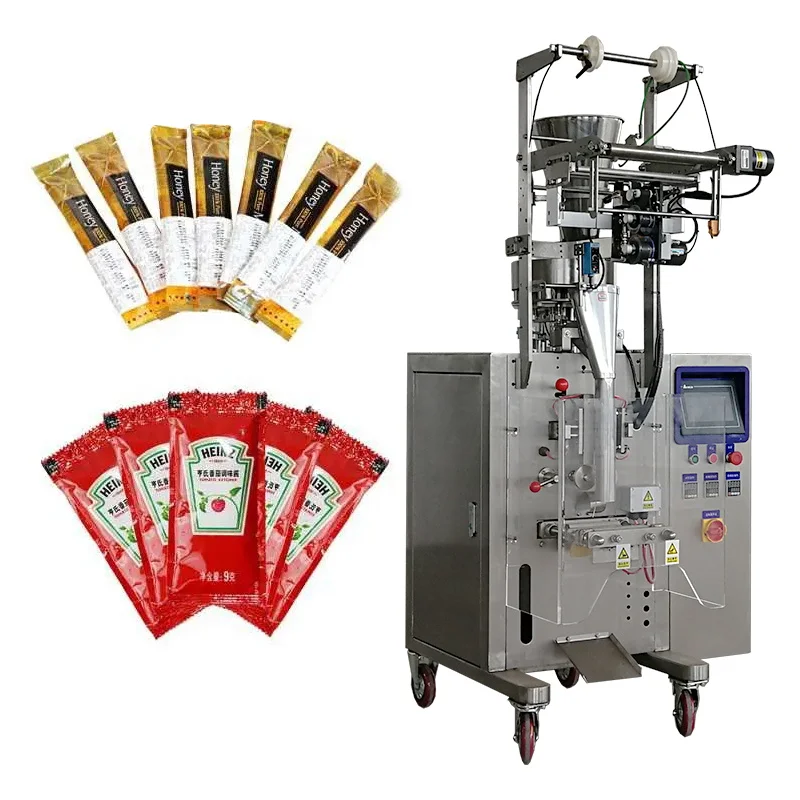 

Leadworld Automatic Pouch Tomato Paste Sauce Honey Liquid Ketchup Bag Filling Packing Machine