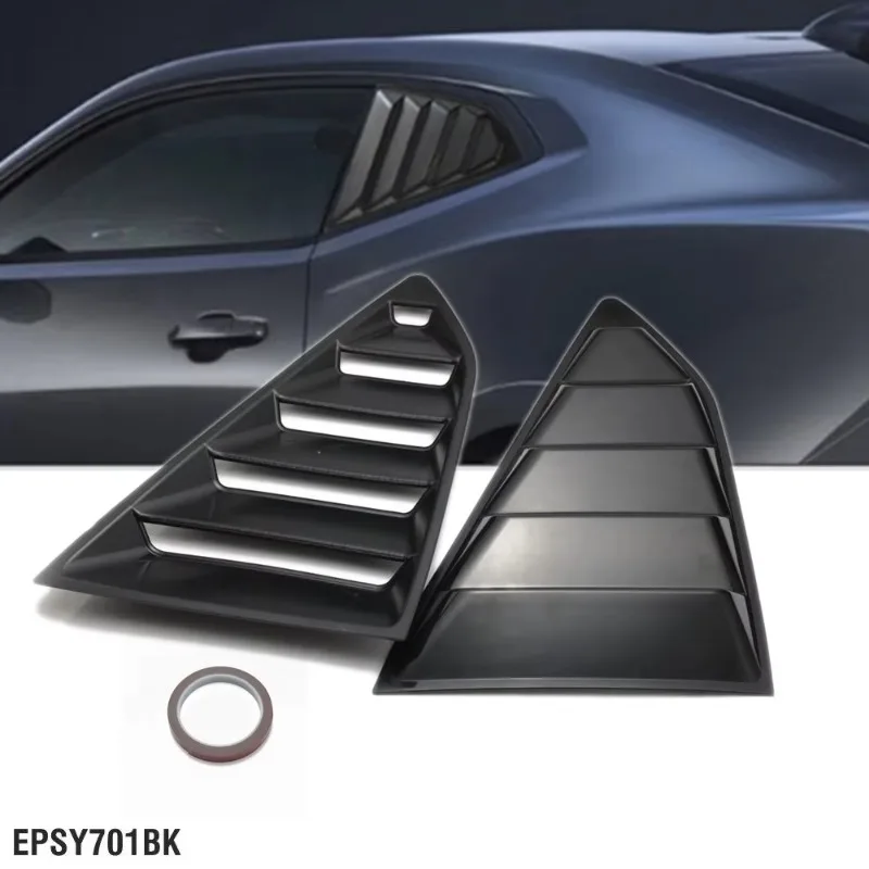 20SETS/CARTON Side Quarter Window Louver Board  5-Vent Vent Scoop for  16-20 EPSY701BK EPSY703TW