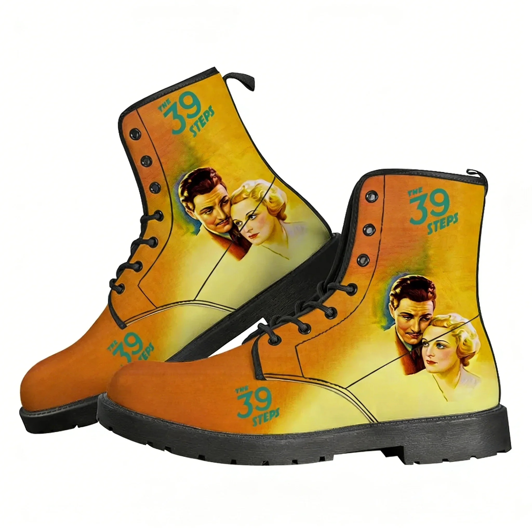 

The 39 Steps Boot Mens Womens Teenager Casual Boot Outdoor High Quality Casual Lightweight Fashion Pattern Custom Made Shoes