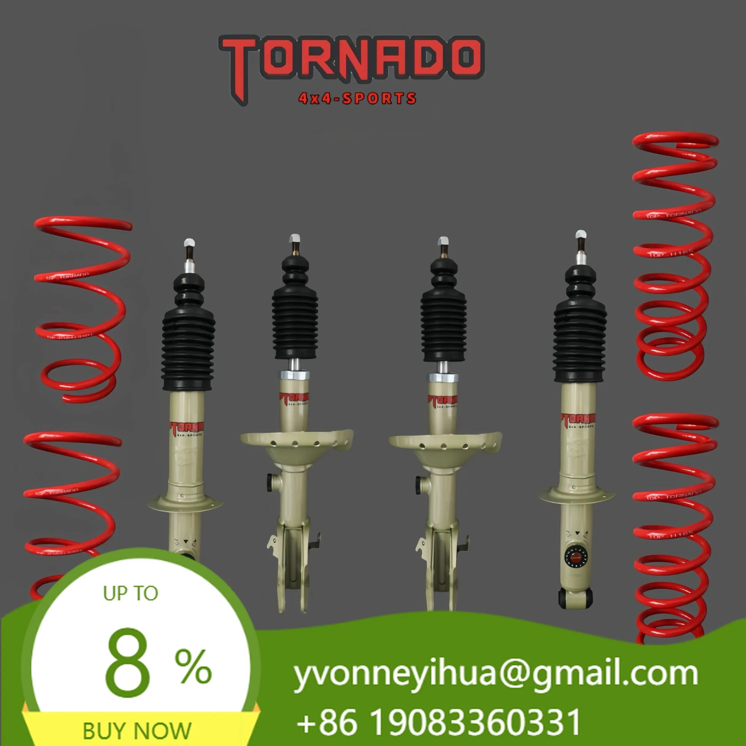 Off Road Elevated Suspension Lift Kit With 4X4 Soft And Hard Adjustable Shock Absorbers Suitable For Subaru Forester