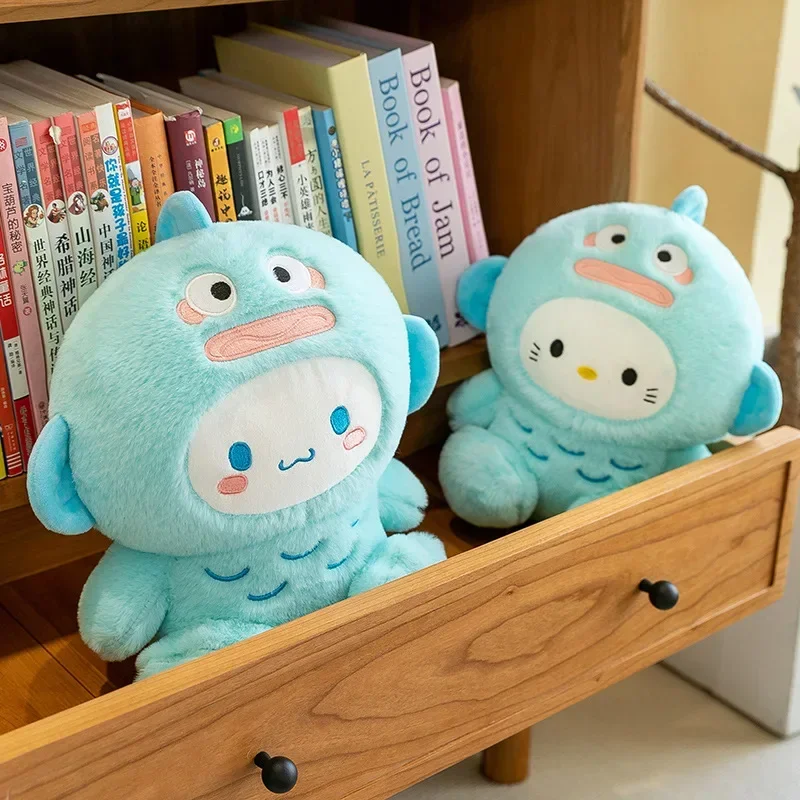 

26/40 см Sanrio Hello Kitty Cinnamoroll трансформация Hangyodon мягкая кукла плюшевая подушка игрушка детские подарки на день рождения и Рождество