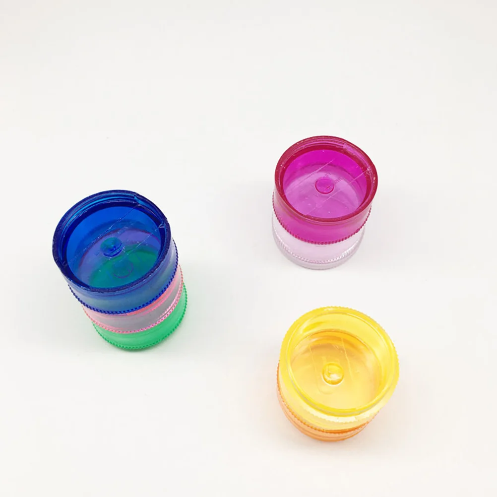 

1Set 7 Day Medicine Storage Case Plastic Pill Organizer Stackable Mini Pillbox Travel Sealed Weekly Pill Container