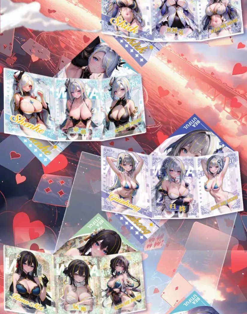 Commercio all\'ingrosso più recente ShengKa Xin Yue Waifu A6 Formato Goddess Story Collection SSP Card Trading in tutto il mondo CCG TCG per il