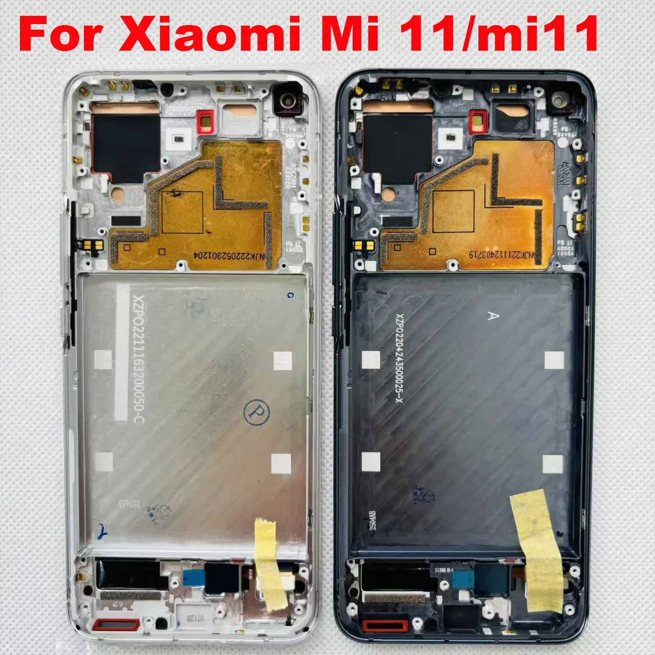 6,81 "AMOLED Original 120Hz para Xiaomi Mi11 pantalla LCD Digitalizador de Panel táctil para Xiaomi Mi 11 M2011K2C M2011K2G marco