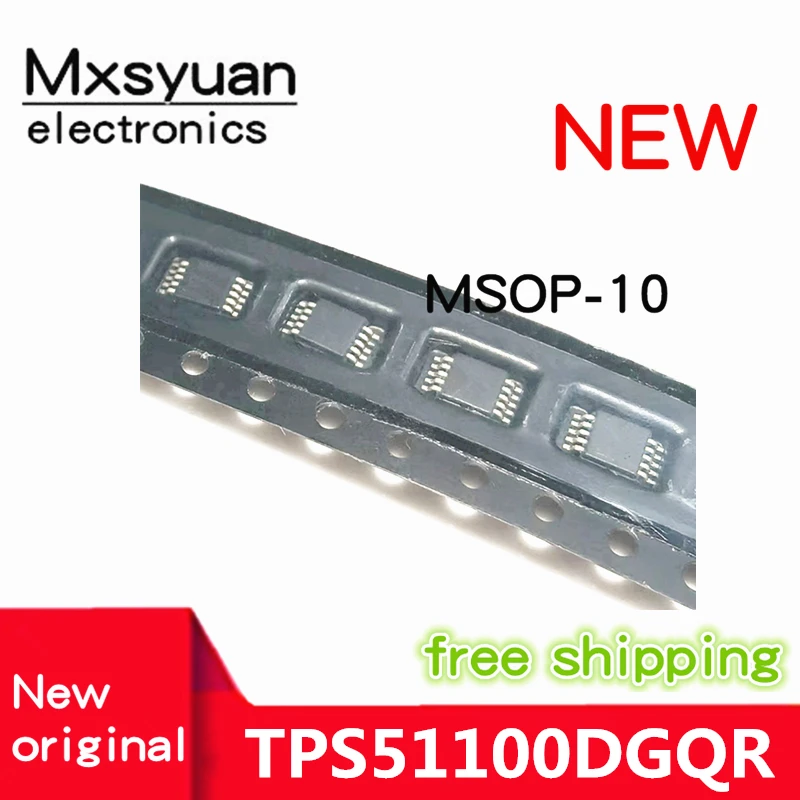 10PCS~50PCS/LOT TPS51100DGQR TPS51100DGQ TPS51100 51100 MSOP-10 New original