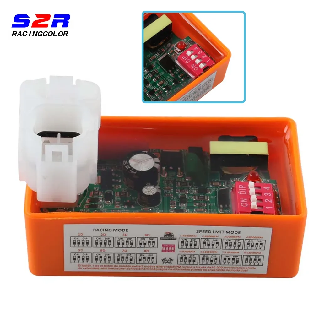 FOR CG150 CG 150 CG125 CG200 CF250 ZS150 DN150 HONDA CGX150 CB150X Dragster 150 Ignition CDI Box RACING Speed Limit DIP Switch