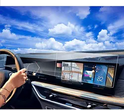 Tempered Glass for BMW X5 M60i X6 xDrive40i Idrive 8 M60i 2024 Car infotainment radio GPS Navigation screen protector