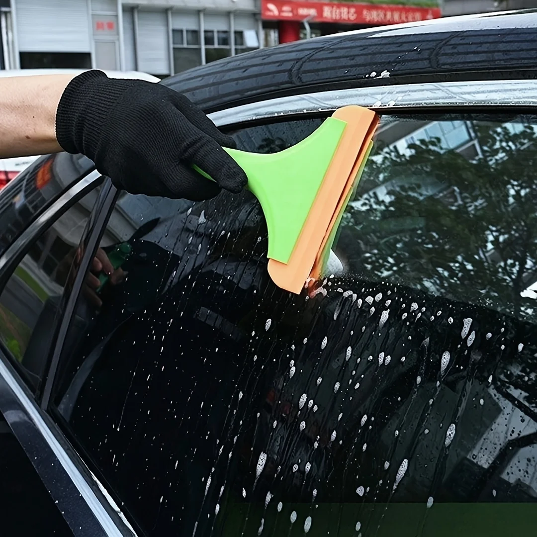 2PCS Car Vinyl Wrap Tool Plastic Spatula Scraper Putty Knife Flexible Paint Scrapers Air Bubble Remover
