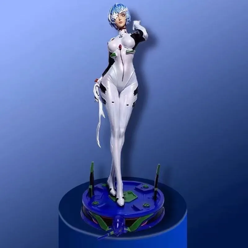 Neon Genesis Evangelion Limbo Rei Asuka Anime Interface Cartoon Figures, Gelcoat Gk Model, Ornements, Gift Statue, Nouveau