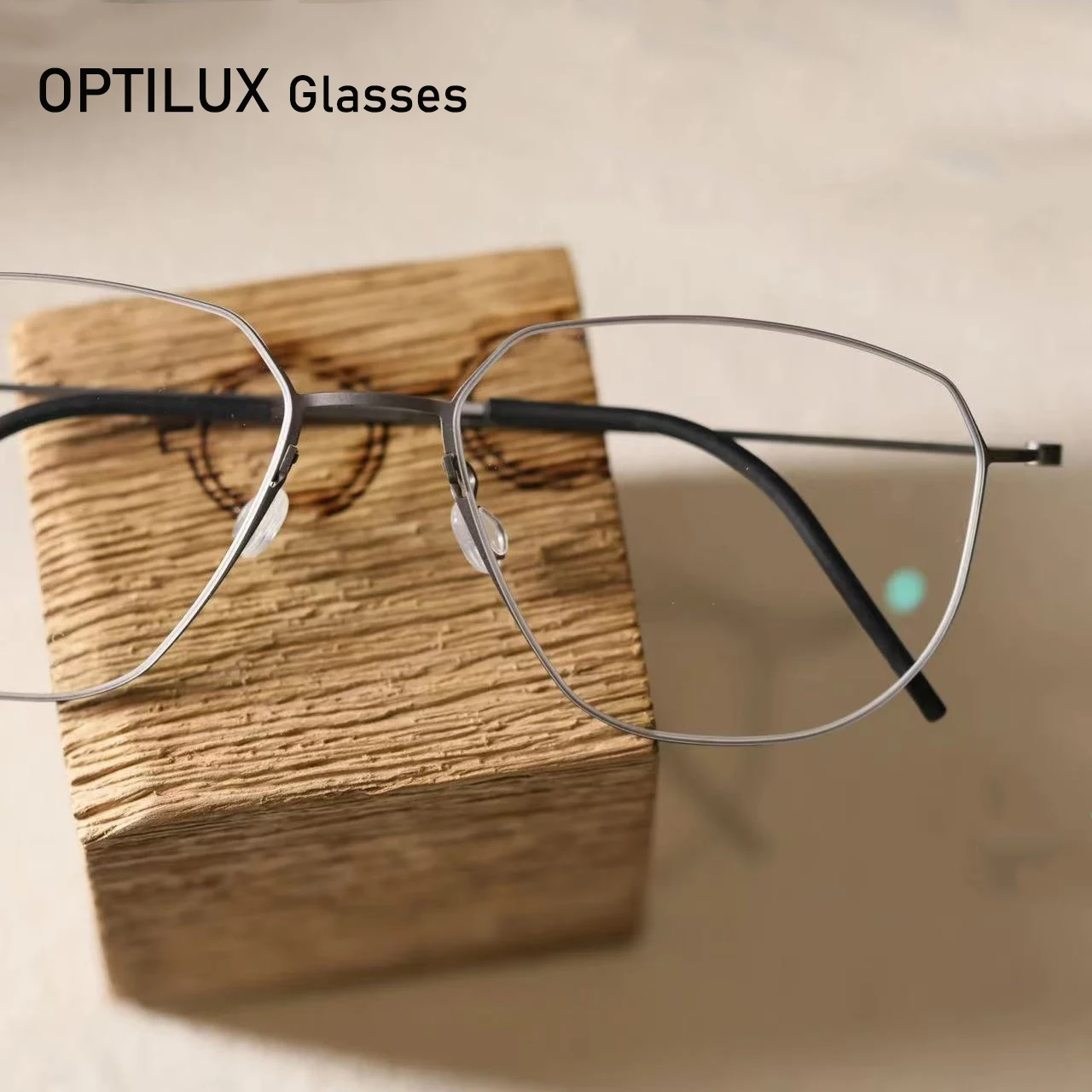 

Дания Титан Несколько деформаций Квадратные оправы для очков Мужчины Женщины Ультралегкие безвинтовые круглые очки Ручная работа Мода Новинка