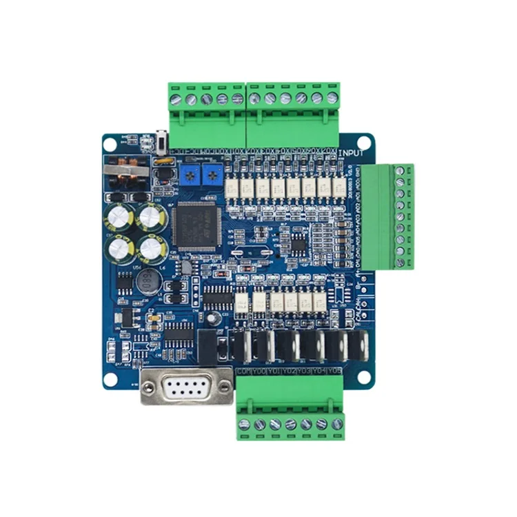 FX3U 14MR 14MT PLC Industrial Control Board 8 In 6 Out Anolog 6AD+2DA Modbus RS485 RTC Shell Protection Relay Transistor board