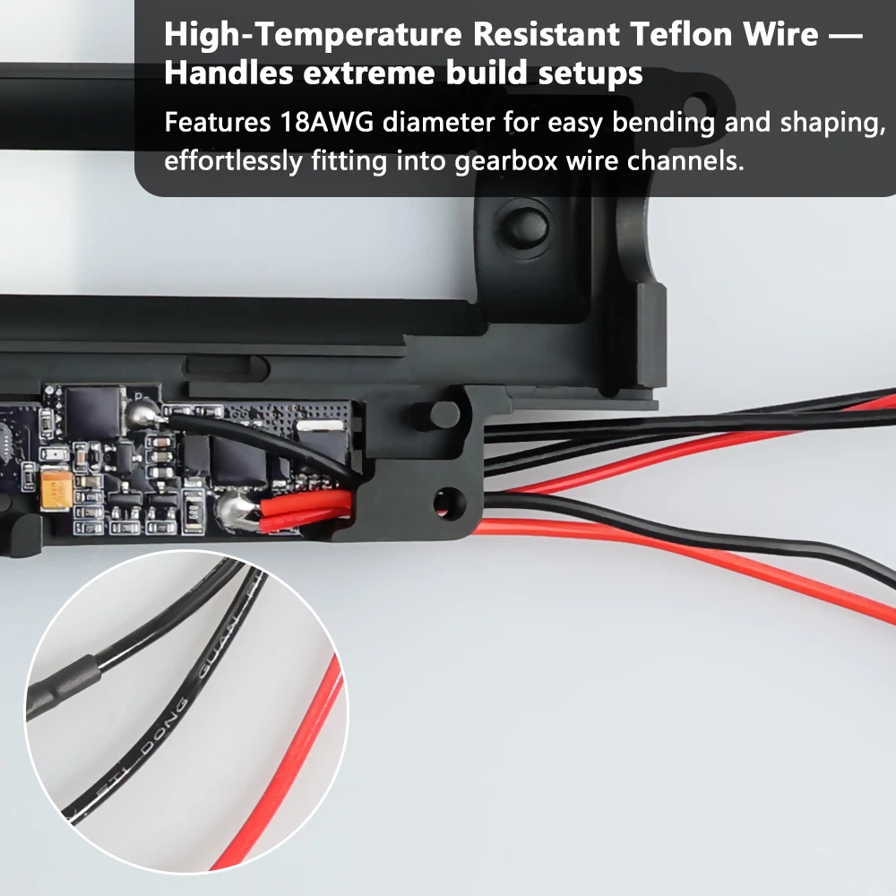 T238 V1.42 Qualität V3 MOSFET ETU Mechanischer Sensor Programmierbares Vorkocher für AIRSOFT Gel Blaster V3 Getriebe – Detail 9