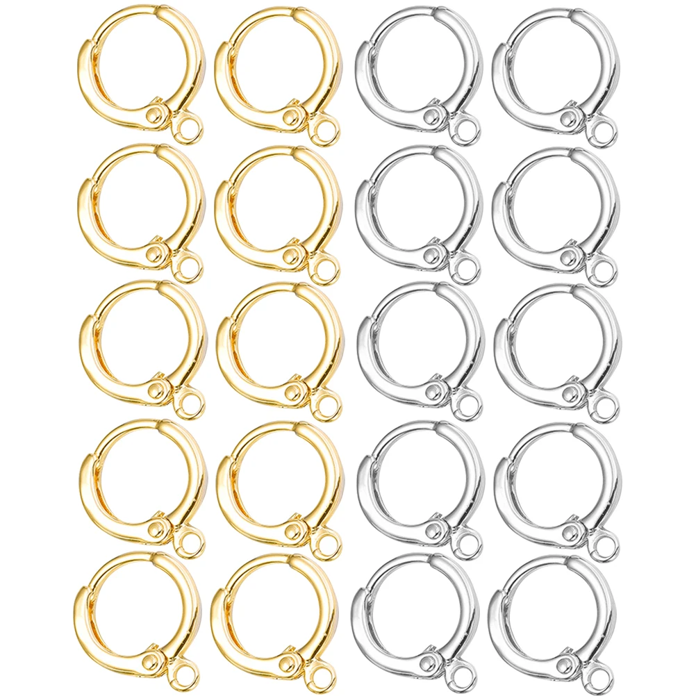 

40 pcs Handmade Handmade Earrings Hook Earrings Jewelry Accessories Jewelry Accessories Open Eyelet Metal Ear Clip