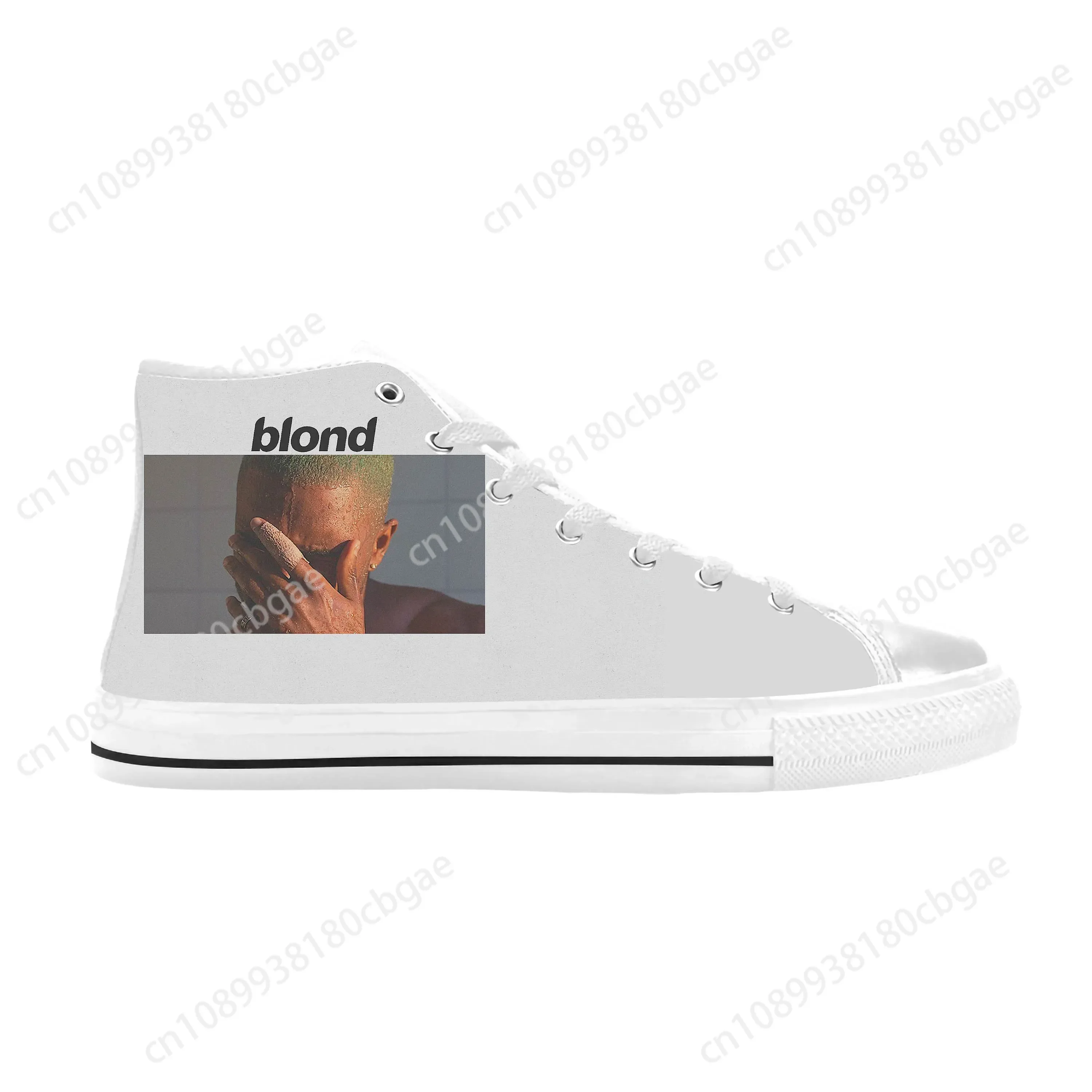 Oceans Blond Blonde Music Singer Album Frank Cool Casual Cloth Shoes High Top Comfortable Breathable 3D Print Men Women Sneakers