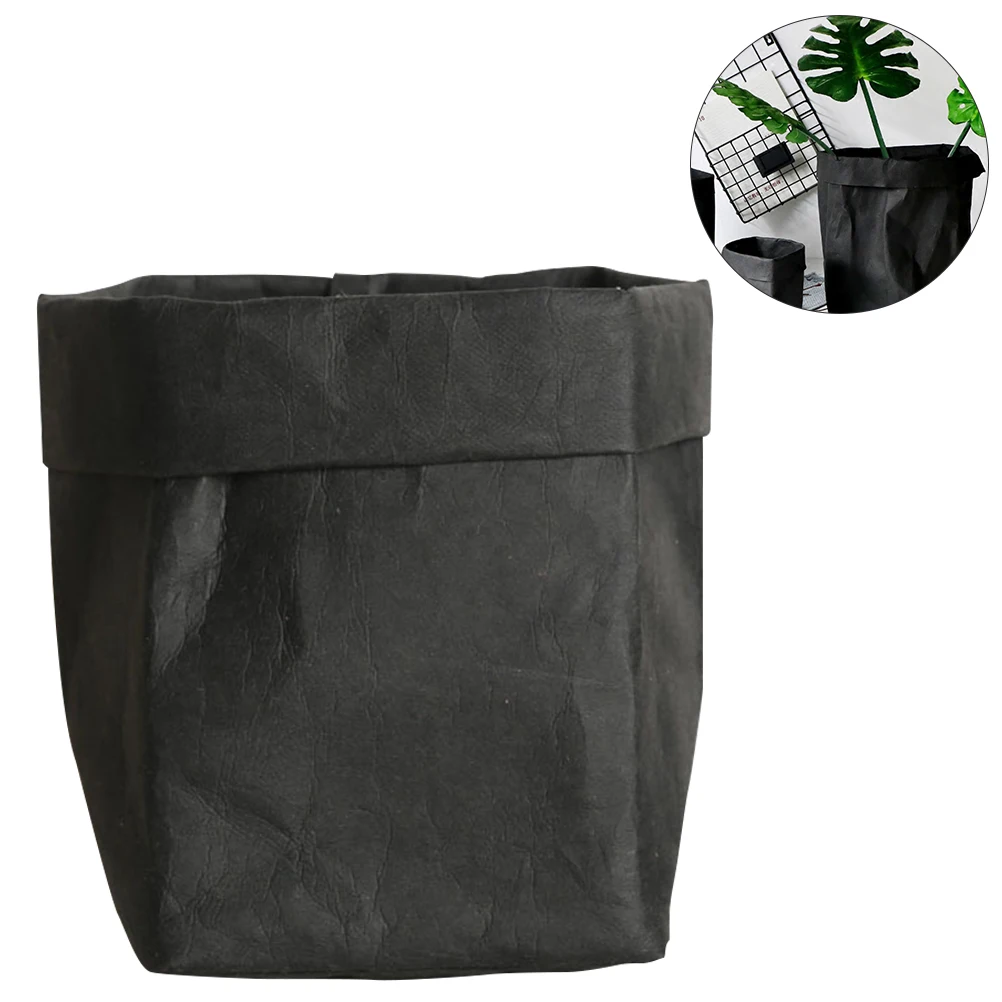 

Kraft Paper Bags for Flower Pot Cover Washable Storage Containers Plant Pots Laundry Food Bag Reusable Garden Supplies