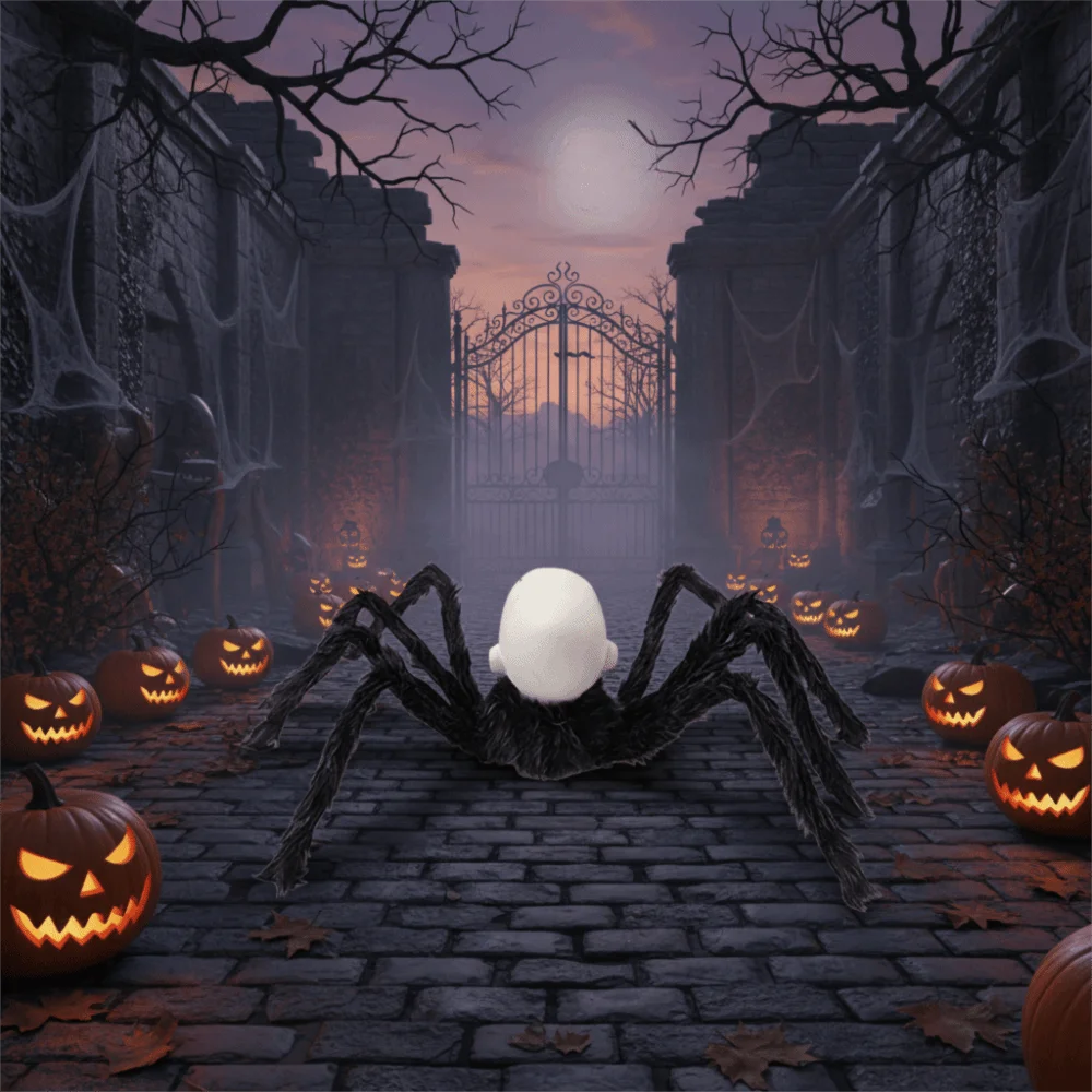 glowing-eye-halloween-electric-walking-spider-leg-sound-activated-yard-spider-decorations-large-size-folding-scary-face-spider