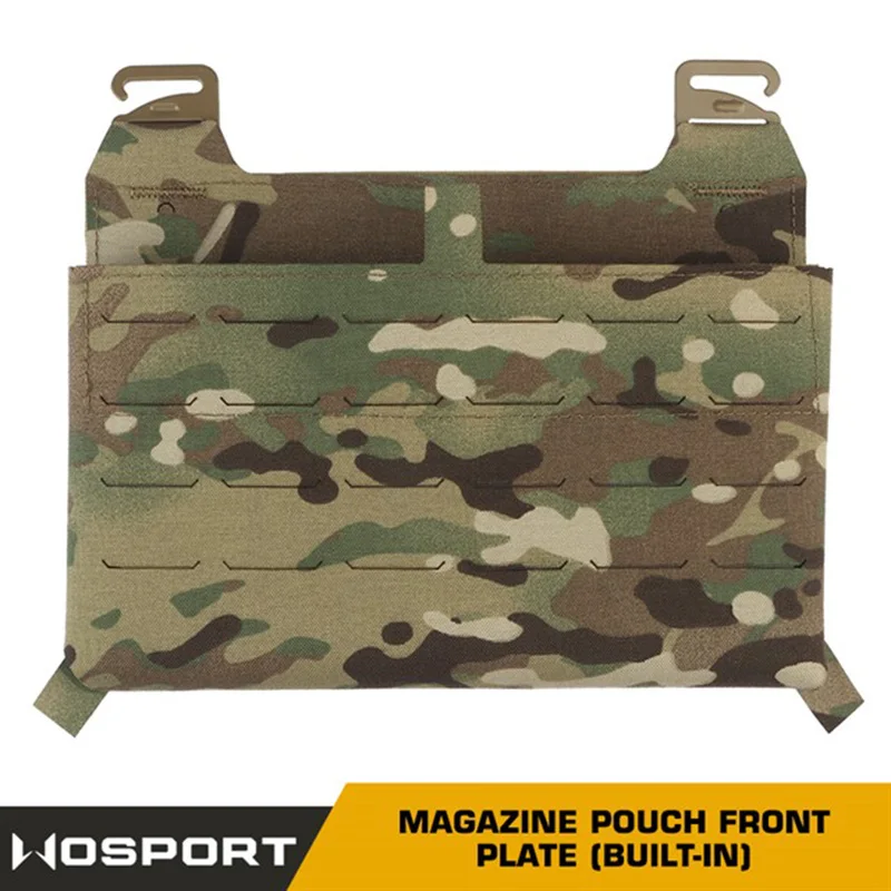 

Tactical Mag Pouch Front Plate (Built-in) FERRO STYLE Kangaroo Front Flap Airsoft Accessories