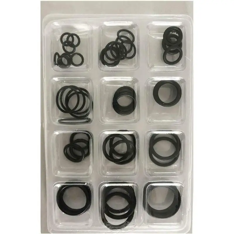 O Rings Set Rubber Assorted Size Kit Plumbing Air Gas Tap Sink Pressure Washer Kitchen Mixer Seals Thread DIY (Pack of 50) HJ