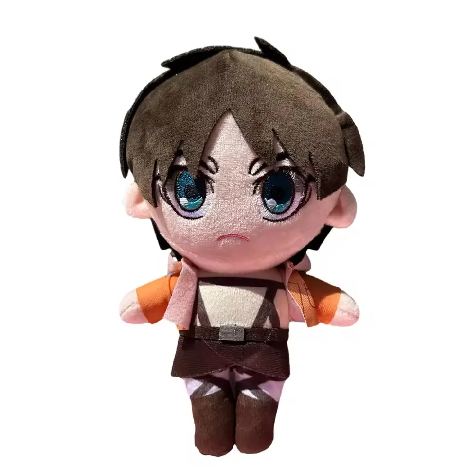 Anime Attack on Titan Plush Toys Doll Kawaii Levi Eren Mikasa Cute Kawaii Collection Green Stuffed Doll Prezenty urodzinowe dla dzieci