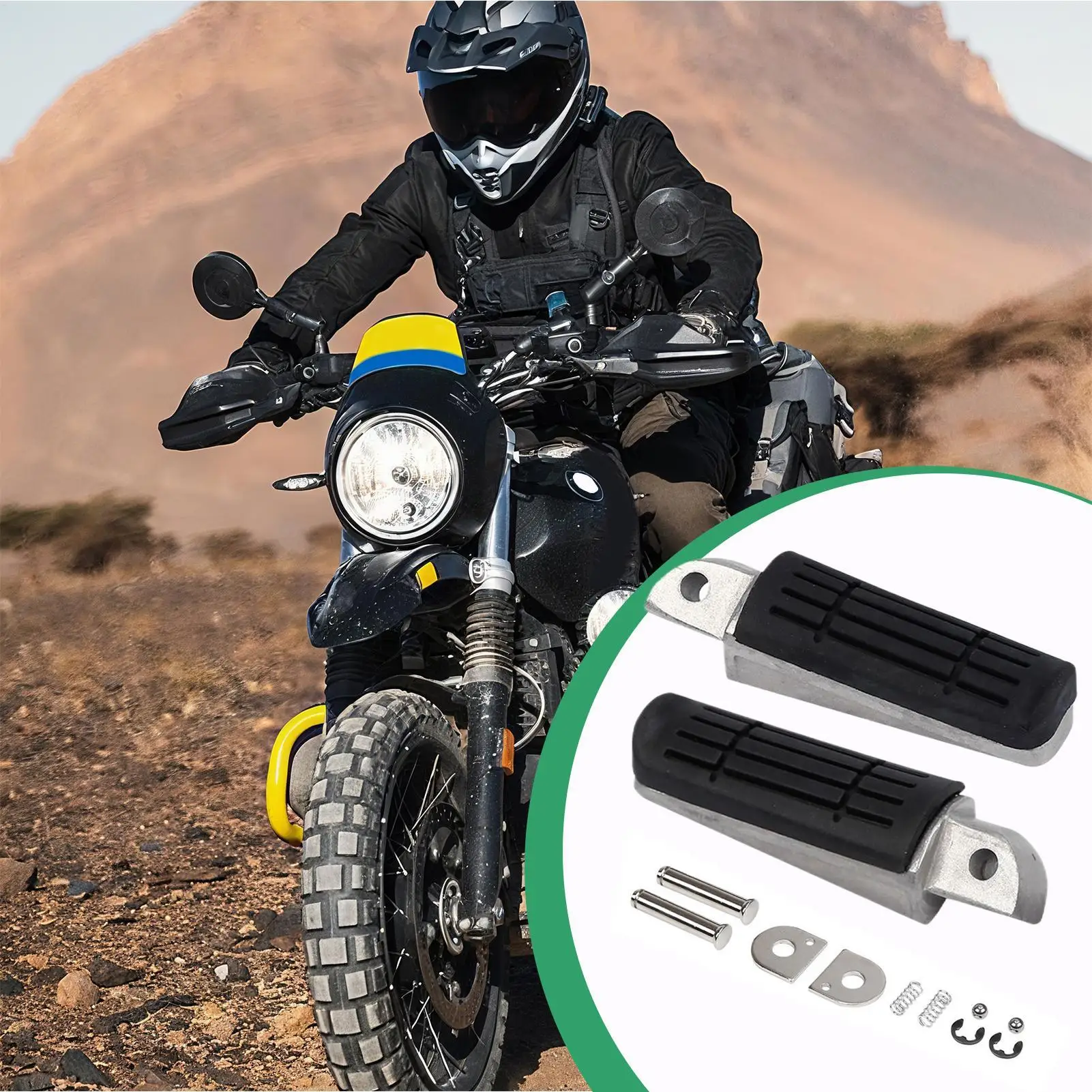 

For Yamaha FJR1300 ABS 2003-13 FZ6R 09-13 FZ1 Foot Pegs For Motorcycles Motorcycle Passenger Foot Pegs Sport Modification